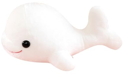 Herfair Wal Plüschtier, Wal Kuscheltier Kissen, Delphin Plüschtier Schlafzimmer-Sofa-Dekoration, Geschenk für Kinder und Freunde (20cm)