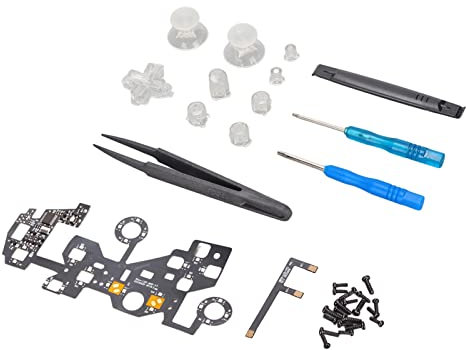 Joysticks Lumineux Multicolores D Pad ABXY Start Back 8 Couleurs 19 Modes LED Bouton Kit LED pour Manette S Contrôleur Non Inclus Démarrer 8 Couleurs 19 Modes LED Bouton L