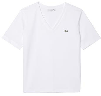 Lacoste-Tee-Shirt femme-TF7300-00, Blanc, 42