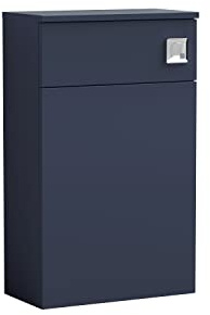 nuie NVF2941 Arno Modern Bathroom Floor Standing WC Toilet Unit (Pan and Cistern Not Included), 500mm, Satin Midnight Blue