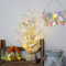HpLive Beleuchteter Osterbaum, Oster-LED-Osterei, dekorativer Baum, Schreibtisch-Ornamente, Osterdekorationen für Geburtstag, Zuhause, Party, Frühlingsdekoration, 45 cm, bunt (1)