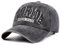 Sporty Baseballcap Florida Original Vintage Style Used Washed Look Retro Outdoor Kappe Mütze Cap Schirmmütze Basecap verstellbar (Schwarz2)