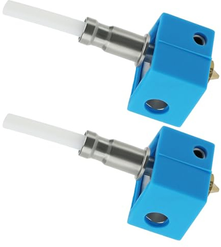 VGOL 2er-Set 0,4-mm-Druckkopf-Hotenddüse mit Silikonsocke Kompatibel mit Anycubic Kobra Und Kompatibel mit Kobra NEO 3D-Drucker-Zubehör Hot-End-Kit