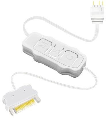 5 V 3-polig auf ARGB Desktop-Computer-Controller, Ventilator, LED-Beleuchtung, Wasserkühlung, Fernbedienungskabel