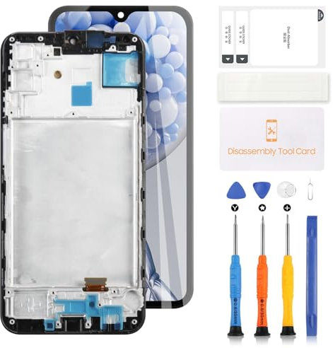 Écran LCD OLED pour Samsung Galaxy A15 4G/5G de remplacement pour Samsung A15 5G 2023 SM-A156U A156P A156W Écran LCD tactile Kit de réparation (grande taille avec cadre)