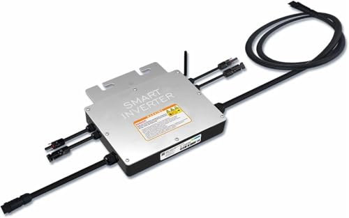 Wrobelax Micro onduleur solaire 600 W, 700 W, 1000 W, 1200 W, 1400 W, IP65, étanche, contrôle WiFi, identification automatique, sortie CA 120 V/230 V (taille : 110 V, couleur : 700 W)