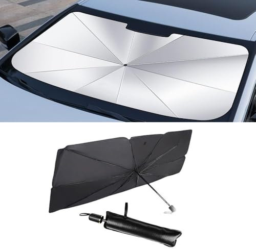 CDETKGER Parasol Parabrisas Coche, para Mercedes Benz CLA-Class (X118) CLA 180d/200d/220d/250e, Parasol para Parabrisas Delantero Plegable Coche, Anti-UV, A 125 * 65 cm