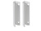 2 x INOVATEC Ziehgriff aus Aluminium für Fliegengitter Terrassentür Balkontür weiß