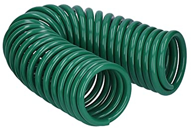 Wasserschlauch, Kunststoff-Spiralschlauch, 7,5 M, Spiralwasserschlauch, Einziehbarer Wasserrohr-Sprühanschluss, Gartenbewässerungsarmaturen, Wasserschlauch