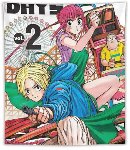 YOUMAN Sakamoto Days Japan-Poster, beliebte Anime-Kunstwerke, Wandteppich, Zimmer, ästhetische Wandkunstdrucke, Zuhause, moderne Dekoration, Geschenke, 127 x 152,4 cm