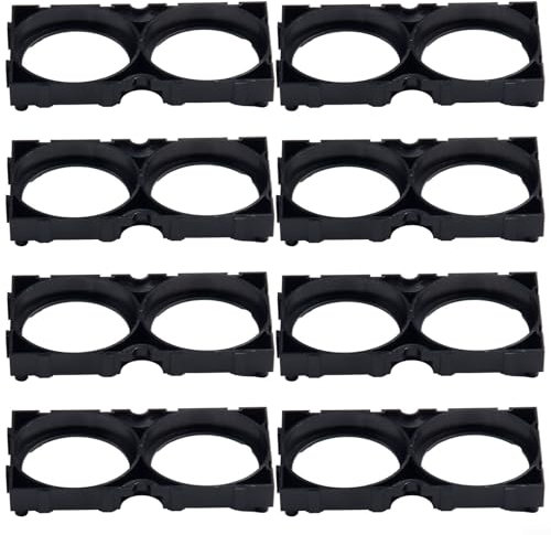 Batteriehalter Ständer für 8 Stück 46160 Akkupacks, Kunststoffrahmenhalterung DIY Batteriezubehör