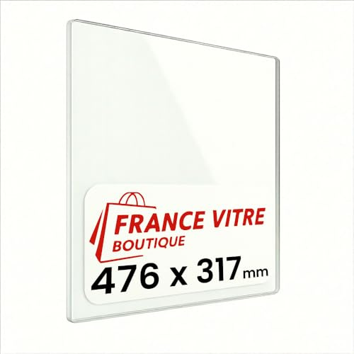 LA NORDICA - Modell : Isotta - 476 x 317 x 4 mm - Kaminglas - Ofenglas - Ersatz-Kaminscheibe - feuerfestes Glas bis 800°C