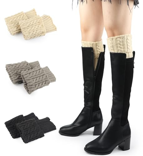 Gzxhsy Stulpen Damen- Gestrickte Beinwärmer & Leg Warmers für Damen und Mädchen