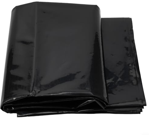 FACAIIO HDPE Fish Pond Liner 200x400cm Membrana negra para piscinas de jardín, paisajismo y protección de la vida acuática