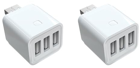Ksrnsne 2X Tuya Smart Zigbee 3 USB Adaptor Switch 5V Mini USB Power Adaptor Smart Life Control Via Yandex