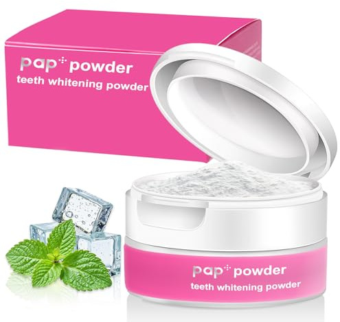 50g Aufhellendes Zahnpulver, Zahnpulver für Weiße Zähne, Zahnaufhellungspulver, Zahnaufhellung und Zahnreinigung, Effektiv Entfernt Jahrelange Flecken, Stärkung von Zähnen und Zahnfleisch