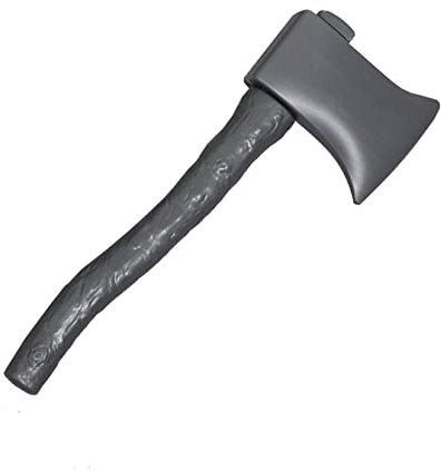 Silver Axe Book Week Film Fancy Dress Accessory – 41 cm Long Plastic Axe Prop – Perfect for Halloween and World Book Day Costumes (Pack of 24)