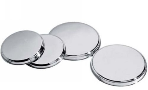 4 Piece Stainless Steel Hob Cover Protector Lid Set (Silver)