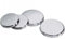 4 Piece Stainless Steel Hob Cover Protector Lid Set (Silver)