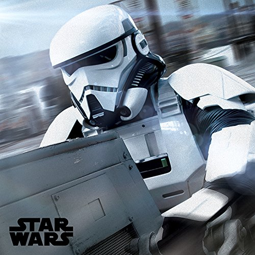 Star Wars Leinwanddruck, Baumwolle, Mehrfarbig, 40 x 40 cm