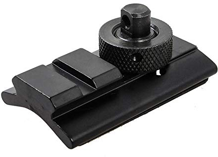 ACEXIER Tactique Airsoft Fusil Chasse tir bipied tisserand Rail élingue Goujon pivotant Picatinny Fente Adaptateur 20mm Adaptateur bipied