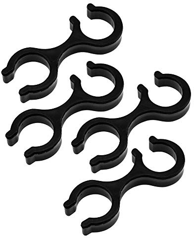 Wanderstöck-Clips, 4 Stück Alpenstock Handschellen Form Clips für Outdoor Spazierstock