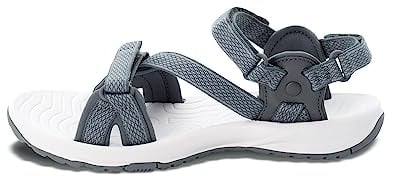 Jack Wolfskin Damen Lakewood Ride W Sandale, Bluish Grey/Rose, 35.5 EU