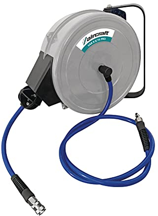 Aircraft Schlauchaufroller SAR 9.5/15 PRO ((Innen-ø 9,5 mm, außen-ø 13 mm, Länge 15 m, zur Wand- oder Deckenmontage)