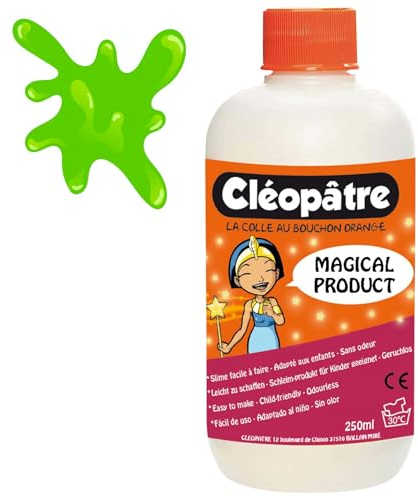 CLEOPATRE – Produit Magique pour Faire du Slime – Format 250g – Activateur pour Fabriquer du Slime – Fabrication Française