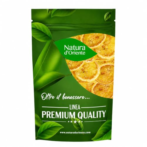 NATURA D'ORIENTE Limone a Fette Essiccato 1000g Frutta Disidratata