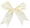 100 Stk 8.5x8.5cm Satinband Schleifen,Satin Band Deko Schleifen Fertigschleife Geschenkschleifen für DIY Handwerk Hochzeit Weihnachten Valentinstag Deko Karte Herstellung von Verzierungen,Beige