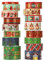 PAIVSUN Set di 16 Rotoli di Nastro Washi di Natale, Decorativo per Albero, Adesivo per Artigianato, Fai da Te, Scrapbooking, Pianificatore, Regalo di Imballaggio