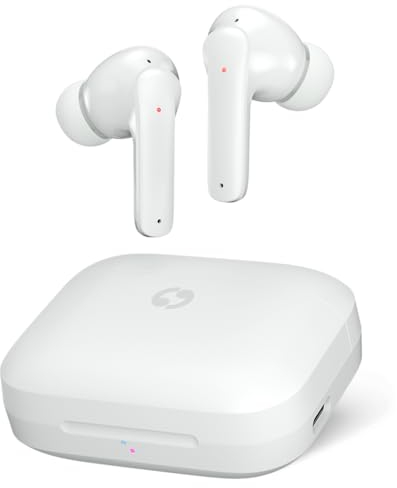 Avantalk Clan K2 - Bluetooth Kopfhörer Kinder mit Lautstärkebegrenzung, Kabellose, anpassbare Passform, geringe Latenz, 3 EQ-Modi Niedliche, Ohrhörer für Jungs & Mädchen (Weiß)