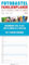 Alpha Edition - Foto-Bastel-Familienplaner 2025 Bastelkalender, 19,5x45cm, Wandkalender mit 5 Spalten für Termine, Mondphasen, Ferientermine DE/AT/CH und deutsches Kalendarium