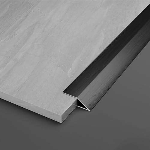 Stainless Steel Floor Transition Strip Vinyl Door Threshold, Uneven Floor Gap Covering Connecting Bar for Doorway Transitions & Indoor/outdoor Carpet, Floor Mats Edge Reducer/Edge Banding ( Color : A