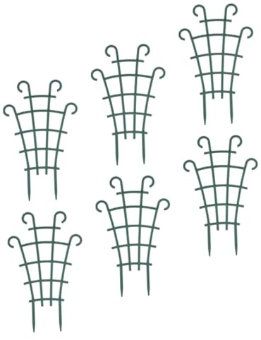 BESPORTBLE 6stücke Rankgitter Für Pflanzen Stapelbar Mit DIY Blumenstütze Für Topfpflanzen Gartenarbeit Clematis Lilien Und Andere Kletterpflanzen Innen Und Außenbereich Geeignet