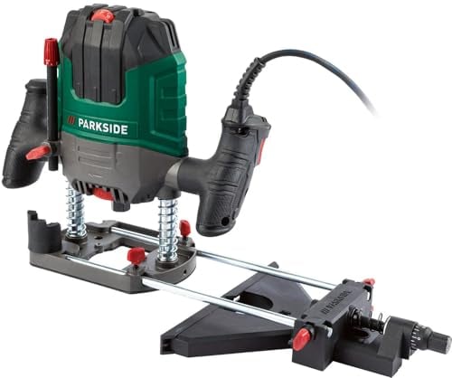 Parkside® POF 1200 D3, con 6 punte per fresa, fresa, 1200 W, fresa elettrica (230 V), pialla