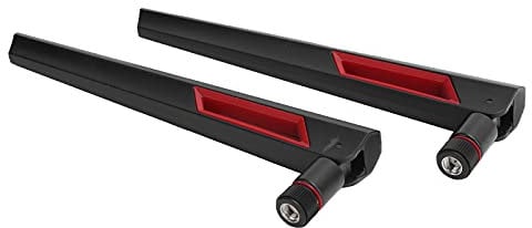 2 Stück auf-SMA-Kabel, Externe M.2-WLAN-Bluetooth-Antenne, Kabel für Externe M.2-WLAN-Bluetooth-Verlängerung + 2 Stück AC88-Antenne