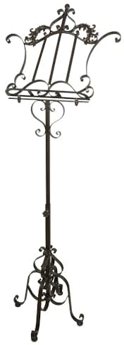 zeitzone Notenständer Notenpult Gästebuch-Staffelei Eisen 170cm Verstellbar Antik-Stil Braun