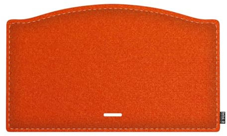 Feltd. Gepolstertes Eco Filz Kissen 23mm geeignet für Stokke Tripp Trapp inkl. Befestigungsklett (Pumpkin)