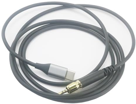 NewFantasia USB C Cable Replacement Audio Cable Compatible with Sennheiser Game ONE, Game Zero, PC 373D, GSP 350, GSP 500, GSP 600 Gaming Headsets 1.3m/4.3ft