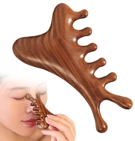 Holzmassage Kamm, Holzhaarkamm | Sandelholzbürste für Kopfhautpflege - Holzkopf -Kopfhaut -Massage -Werkzeug für den täglichen Gebrauch, Sandelholzkamm für Männer Frauen