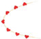 JOINPAYA Holz Perlen Girlande Valentinstag Dekorationen Luftschlangen Bunting Banner