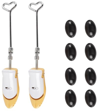 Enwye Lot De 2 Extenseurs De Chaussures pour Hommes Et Femmes, Paire D'extenseurs De Mollets, Largeur Et Hauteur Réglables pour Pieds Épais Et Larges, Convient Aux Pointures 34 À 39.