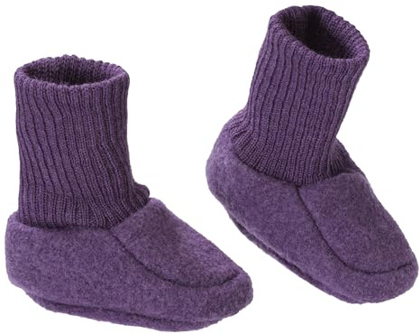 Disana Walk-Schuhe Baby - 100% Bio-Merino, Wollwalk - warm & weich - Unisex Gr. 50 – 68 - nachhaltig & fair – schmiegt Sich sanft an den Babyfuß, kein Verrutschen - Made in Germany