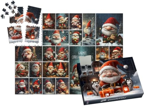 puzzleYOU: Puzzle-Adventskalender | „Weihnachtswichtelspaß“