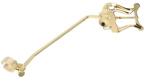 YARNOW Pince à Partitions pour Cor d'Harmonie Lyre de Marche Clip Rotatif 360° Maintien Sûr Accessoires pour Musiciens en Fanfare et Concerts en Extérieur