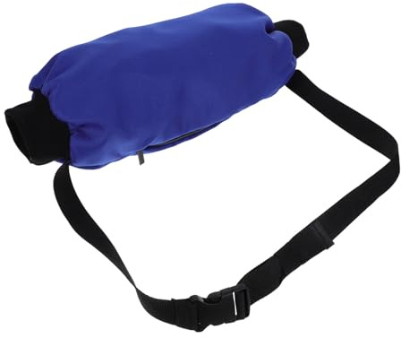 TOYANDONA Football Hand Warmer Bag with Zipper and Adjustable Strap, Insulated Polyester Hand Warmer Pouch for Youth Boys, Cozy Football Shape for Cold Weather Sports Matches and Winter