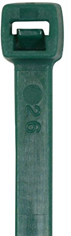 RheVeTec RheFLEX Kabelbinder 200 x 4,8 mm UV Stabilisiert, 100 Stück, Grün, R0020048UVS