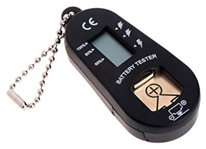 BIlinli Tragbares Messgerät für Hörgerätebatterie Elektrischer LCD-Bildschirm BC06 Battery Tester Battery Checker